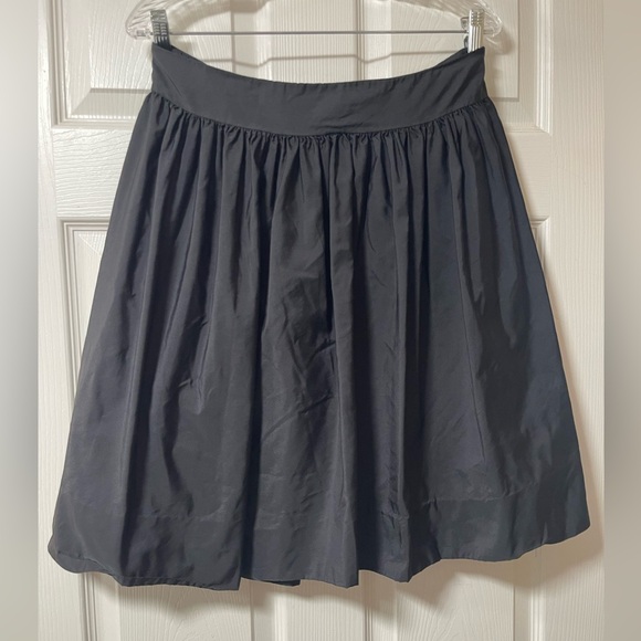 TRINA TURK Black Skirt A Line  Lace Lining Knee Length Womens Size 12 - Picture 2 of 7